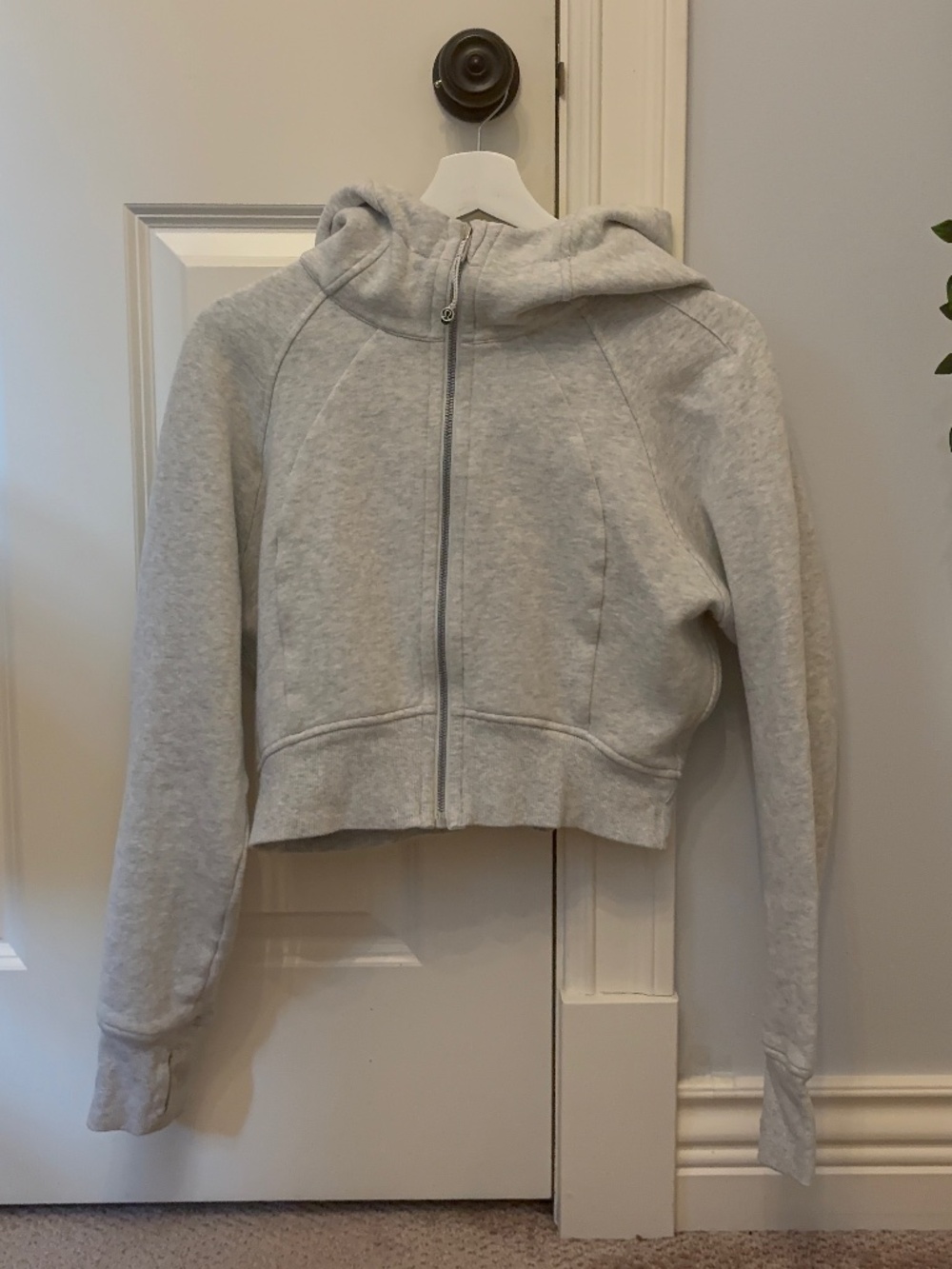 Lululemon Scuba Cropped Full Zip Hoodie